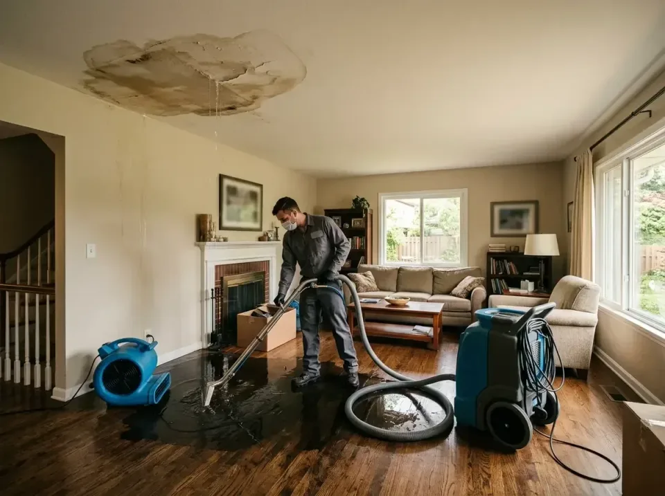attic-pipe-burst-ceiling-drip-008 — frequently asked questions, Water Damage Restoration & Carpet Care in Elsmere, DE